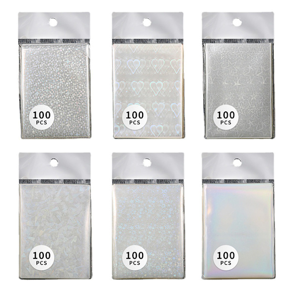 100 kpl Läpinäkyvä Kpop Card Sleeves Star Card cover A5