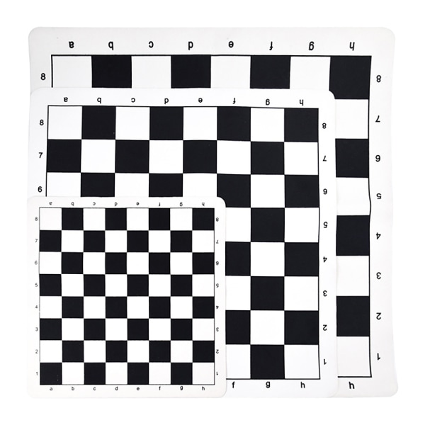 PU Läder Soft Tournament Schackbräde för barns utbildning 43X43CM