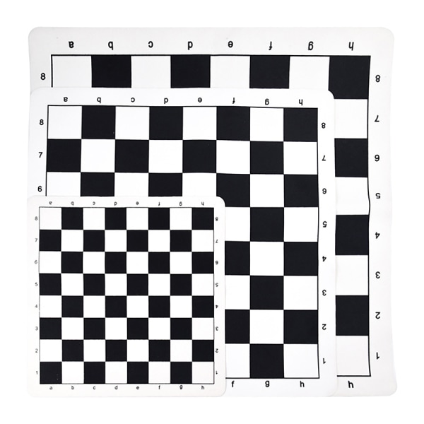 PU Läder Soft Tournament Schackbräde för barns utbildning 51X51CM