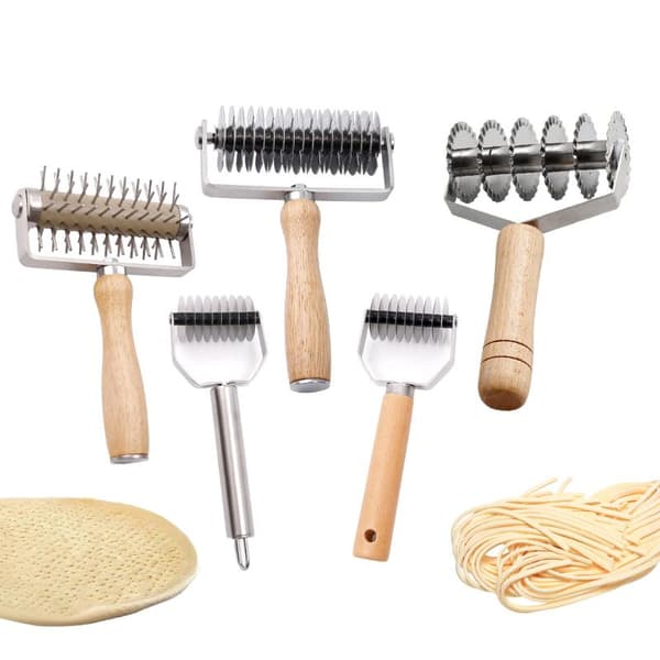 Pasta Noodle ter Manuel Pasta Spaghetti Maker D i rustfrit stål D