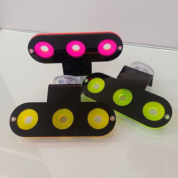 1 stk akryl fluorescens SPS korallfragmentbrakett voksende plugg H A5