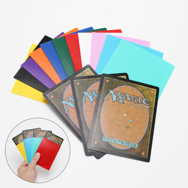 100 stk 66*91mm Penny Color Matt Katana Trading Card Holder A3