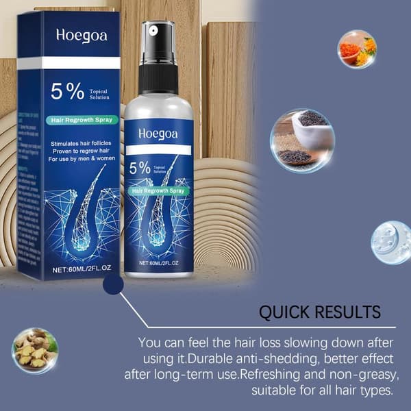 Hoegoa Unisex Hårpleiespray: Glatt