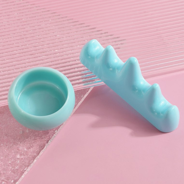 Nail Art Brush Cleaner Muovipidike UV Akryyli Geelikynä Pot Cu