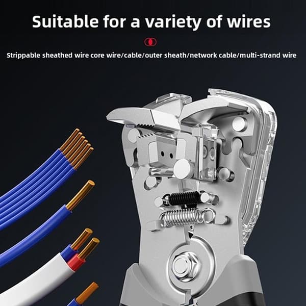 Multifunktionell automatisk avisoleringstång Elektriker Kabel Red