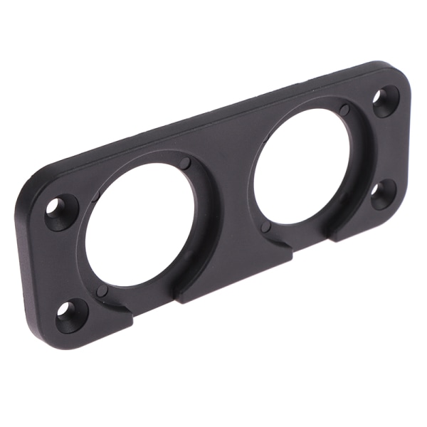 1/2/3/4 hål USB uttag Panel Svart ABS-hus Hållare K A2