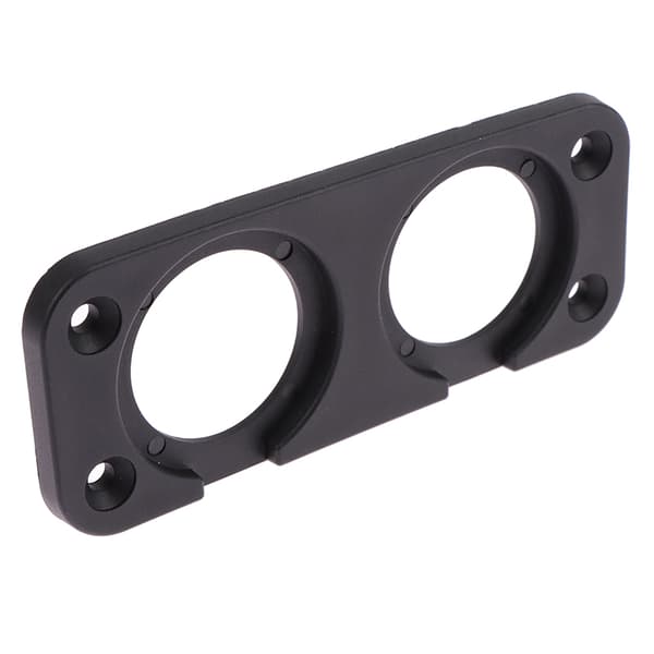 1/2/3/4-reikäinen USB liitäntäpaneeli Musta ABS-kotelon pidike K A2