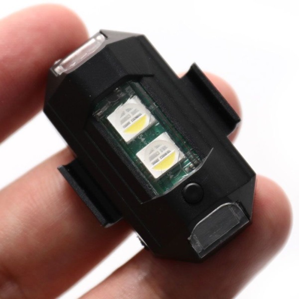 4/7 färger Drone Strobe Light USB LED Anti-Collision Bike Tail 7 Color