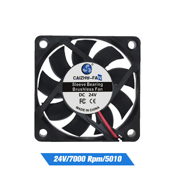 DC5010 5012 Kjølevifte 5V 12V 24V CPU Kjølestrømforsyningsvifte A4