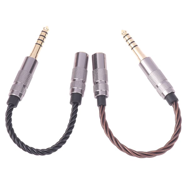 4,4 mm balansert hann-til 3,5 mm stereo-hun-adapterkabel 4,4 mm B