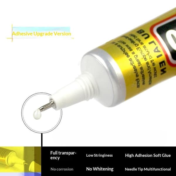1/5 st 15/50 ml E8000 Multifunktionellt flytande lim Superstarkt häftämne 15ML 1PCS