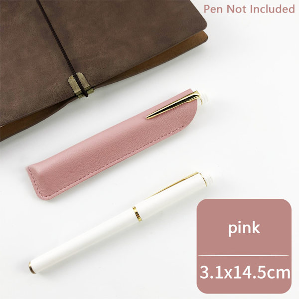 PU Läder Penna Skyddsfodral Slitstark Pen Bag Soli A1
