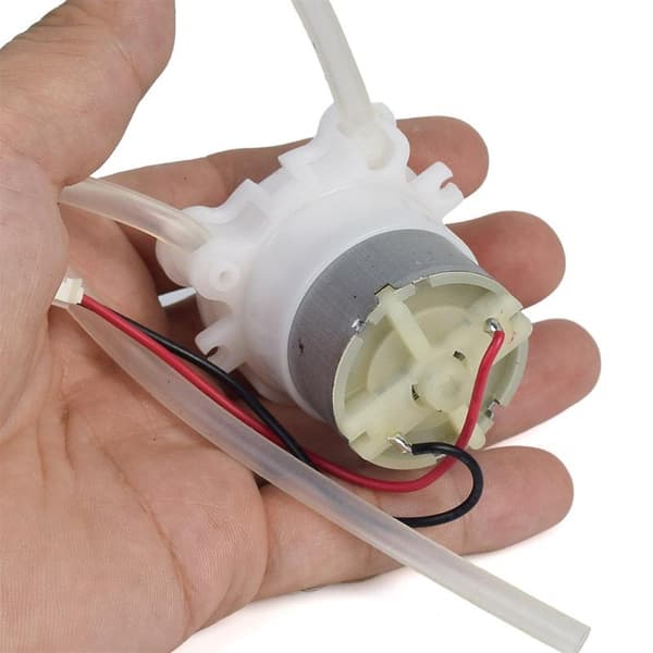 1 st mikroperistaltisk pump DC 5V 6V 500 metallborstväxelmotor