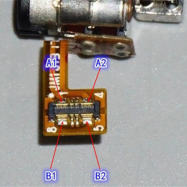 Mini 5MM Stegmotor 1,6mm Axel 1,2mm D Axel 2-fas 4-tråd