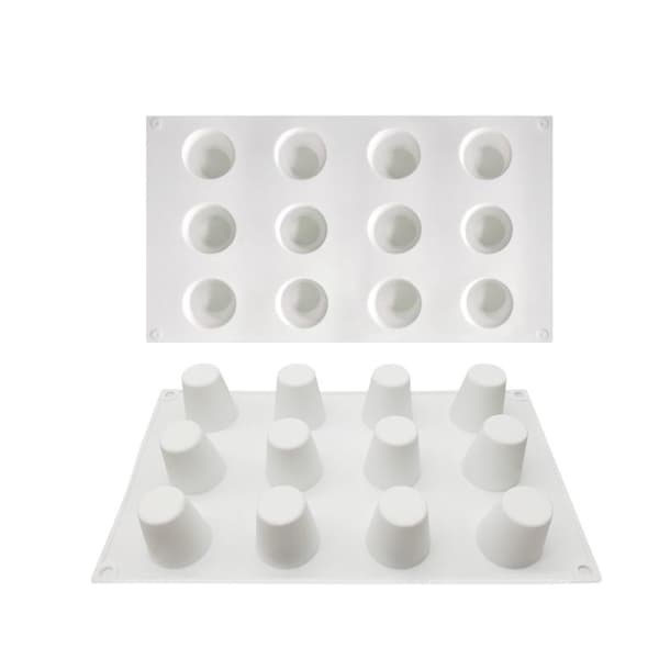 3D Kule Silikonform for Moussekake Baking Kuleform Fransk A6