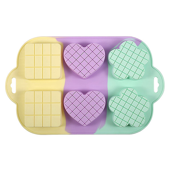 Kage Silikone Form Blomst Chokolade Kage Form Holiday Decoratio A6