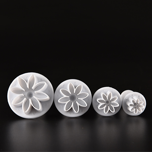 4X Cake Fondant Sugarcraft Decor Cookie Mould mold Dais