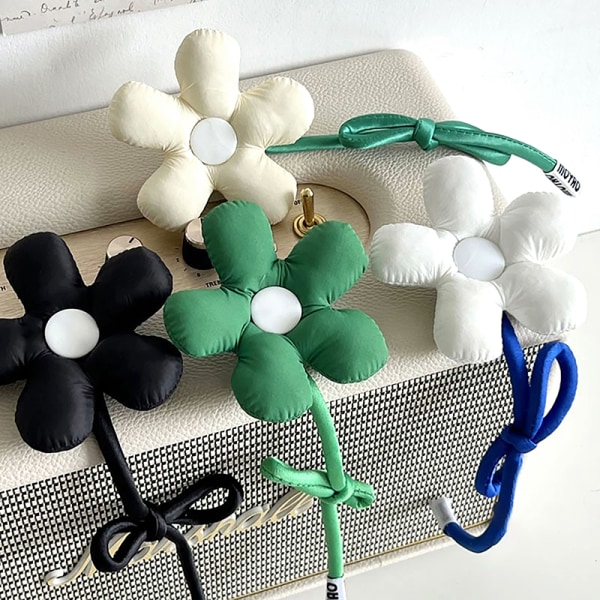 DIY Flower Broche Accessories Taske Pendant Lapel Pin Badges Broo White