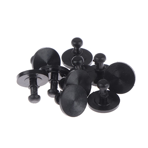 10 kpl solki Mi Band 6 5 4 3 vaihtohihnan rannekkeelle Black