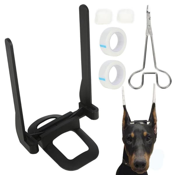 1 sett hund øre stativ fast støtte korreksjon Doberman øre stativ A2