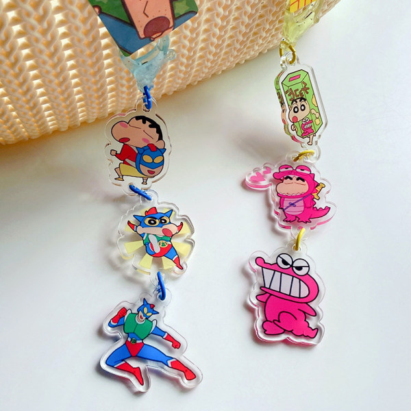 Cartoon e Keychain ActionKamen Bag Anheng Gift Akryl Ornament 04