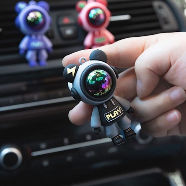 Car Air Outlet Hajuvesiklipsi Ilmastointi Ilmastointi Auto Aro Purple