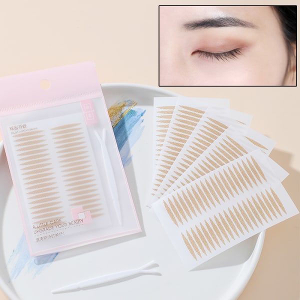 200 Par Natural Invisible Eyelid Tape Stickers Adhesive Eye Lif