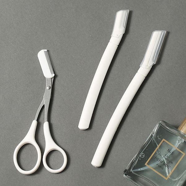 1/3 ST Sax Mustasch Ögonbryn Ögonfransstrimmer Razor Facia D