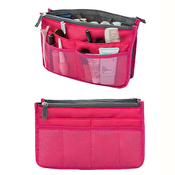 Organizer Insert Bag Dam Nylon Travel Insert Organizer Handba Black