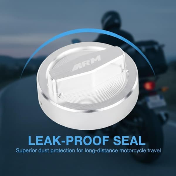 MotoBeam CNC Aluminium Motorcykel Bensintanklock Universell 3 2