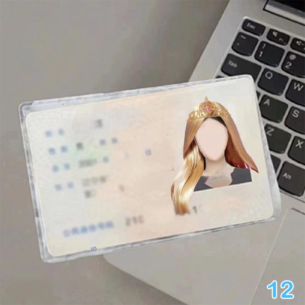 Clear ID Luottokortin haltija Käyntikorttisuojat Sleeves Con 12