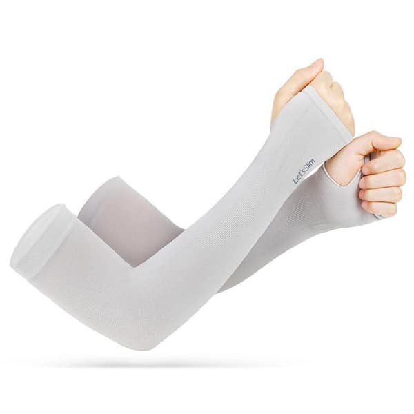 4 par sommar is silke solskydd is ärm unisex mode White