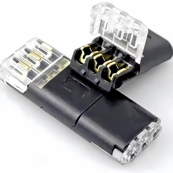 1/10 st D3 elektrisk ledningskontakt, snabbkabel utan avisolering A2