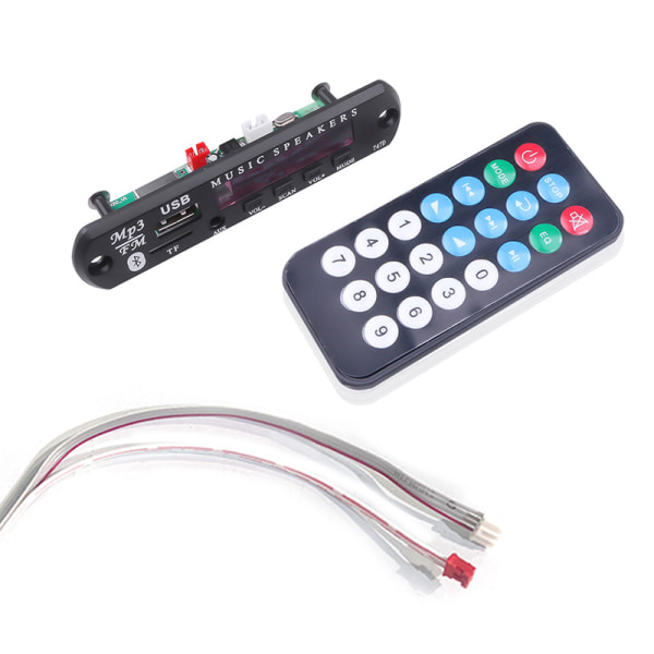 Bluetooth 5.0 MP3-afspiller Decoder Board FM Radio USB 3,5 Mm AUX