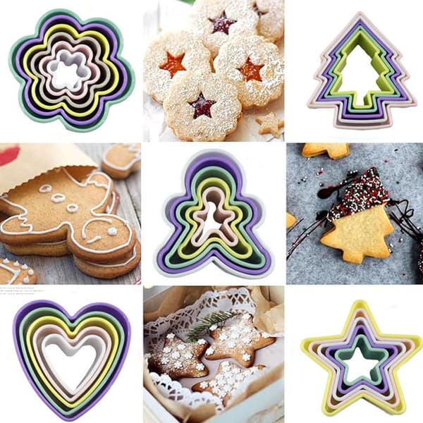 1Set Cupcake Flera Former Kakformar Plast Tårtform DIY C D