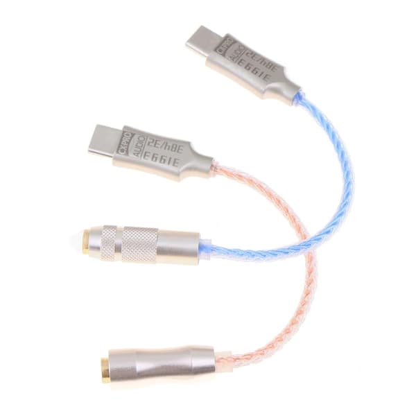 CX31993 DAC Type C til 3,5 mm lydadapter hodetelefonadapter 32b Gold