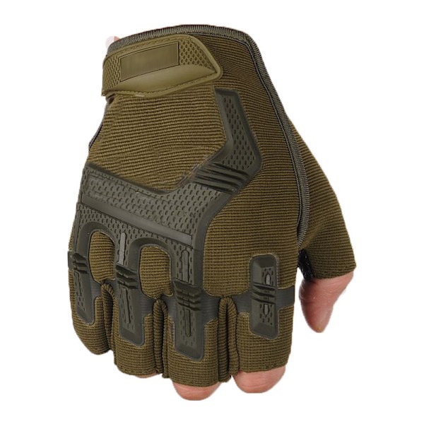 Utomhus taktiska handskar militära halvfinger fiske ridning spo color B