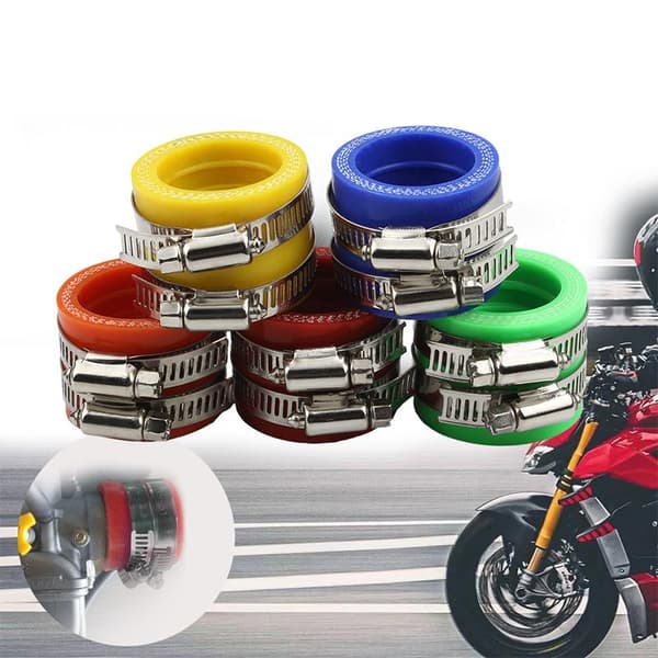 Til motorcykel karburator gummiadapter 35/40/45 mm indsugningsrør Red 35mm