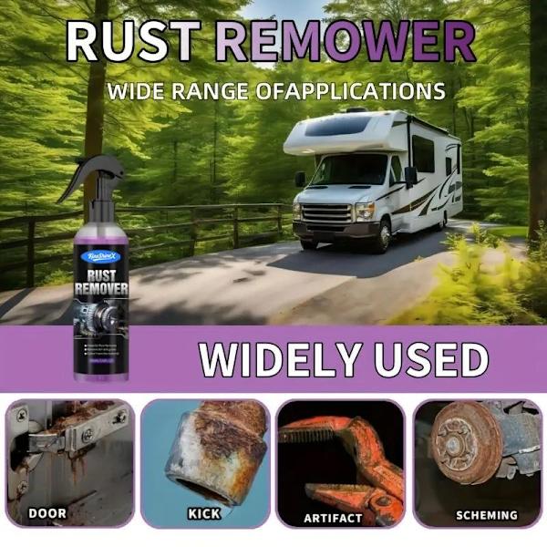 Rustfjerner Spray Stærk Eliminering af Rust Jernopbygning Idé 100ml  towel