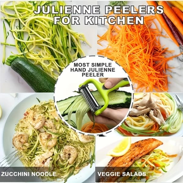 Multifunksjonell tre-i-ett-skreller 3-i-1 for melon, potet, grønnsaker