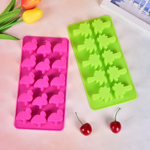 Silikon Ice Cube Form Silikon Ice Form Maker Bricka Frukt Choco 638