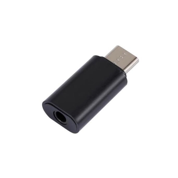USB Til Type C Jack Adapter Micro USB Smartphone Converter Telefon Black