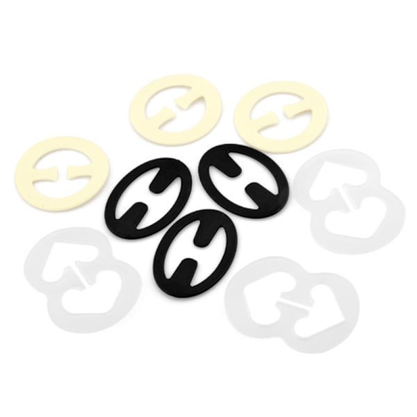 9st BH Clip Spännen Bröllop BH Straps Skuggformad Spänne Mixed-color