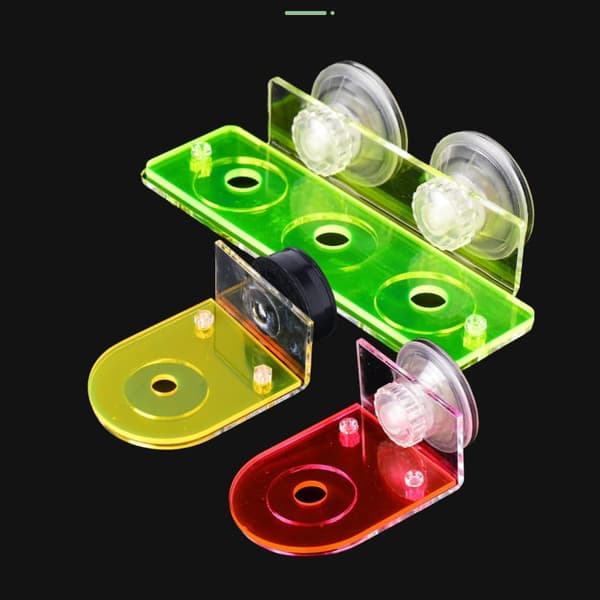 1 stk akryl fluorescens SPS korallfragmentbrakett voksende plugg H A6