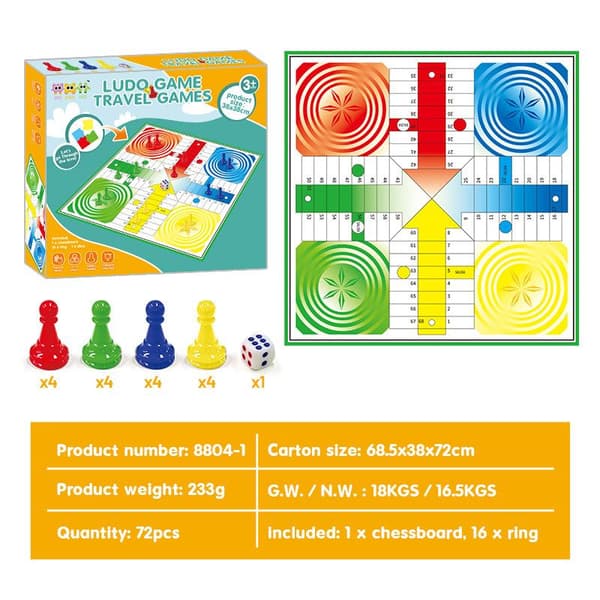 Brætspilsbord Stort Tæppe Backgammon/Firedobbelt/Kryds og Bolle A2