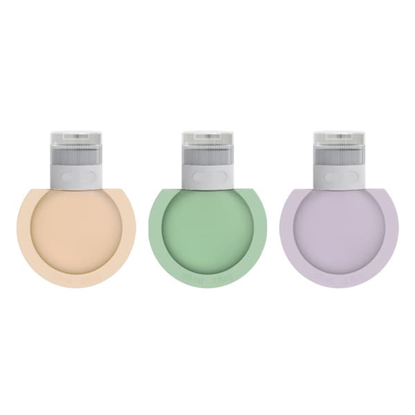 3 kpl set 90 ml tyhjä värillinen muovipulloshamppu