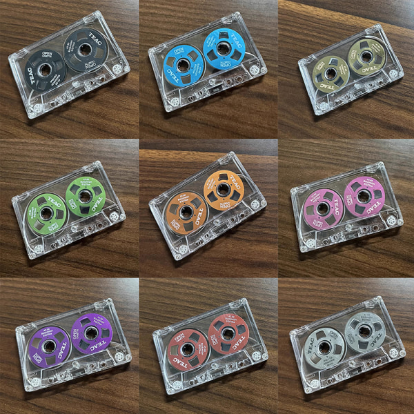 Dobbeltsidet Farvehus Tom Tape Metal Minimarked Dåse Pink