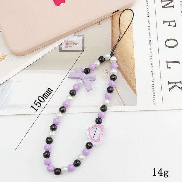 e Bear Bowknot Mobile Rope Nyckelring Lanyard Hand String Telefon B A1