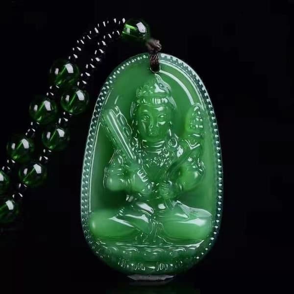 Lucky Amulet Buddha Bodhisattva Halskæde til mænd kvinder lang Swe A3