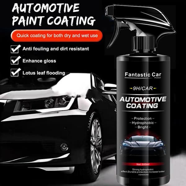 Auto 9H Keramisk Beläggning Glaspläterad Kristall Flytande Hydrofob 500ml